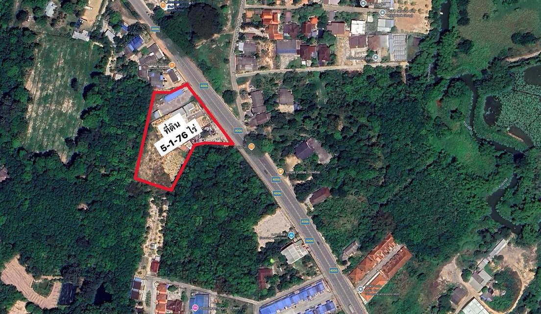 ที่ดินถมแล้วเมืองระยอง ติดถนนทับมา หน้ากว้าง 98 เมตร 1