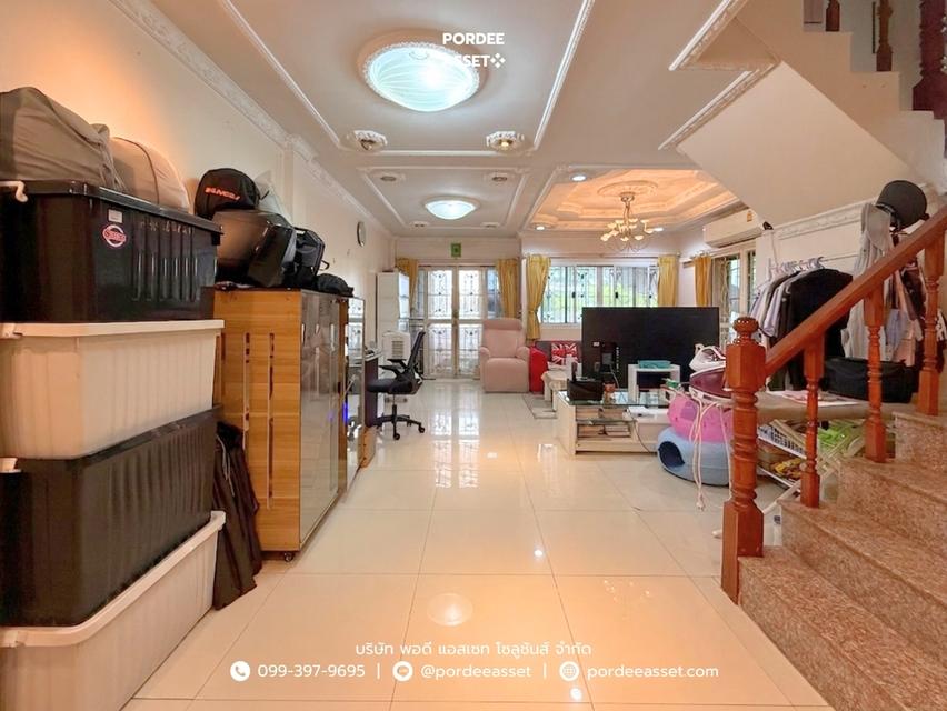 ขาย!! ทาวน์เฮ้าส์ หมู่บ้านรัชธานี7 สายไหม23/1 (หลังริม ขนาด 32 ตร.ว.) สภาพดีพร้อมเข้าอยู่ สายไหม กทม. : Ratchathanee 7 8