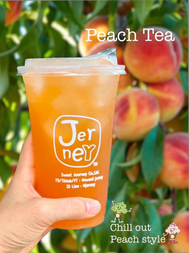 ชาพีท ผงเครื่องดื่มสำเร็จรูป พร้อมเสริฟ 500g (Ready-to-drink powder-Peach Tea)