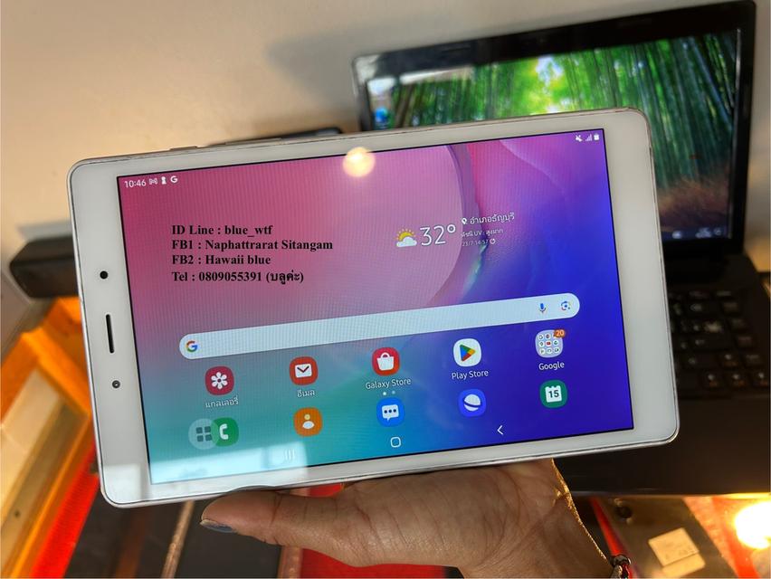 Samsung Tab A 8.0 (2019) จอ8นิ้ว ใส่ซิมโทรได้ 4G Android 11โหลดได้ทุกแอพ ใช้งานปกติ ได้ทุกซิม 1