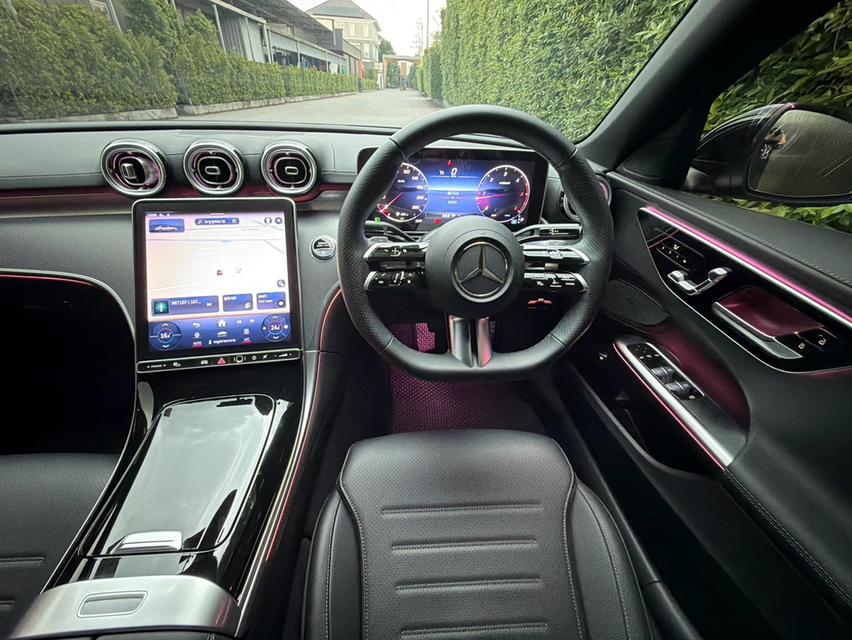 Mercedes Benz C 220d AMG Line 2024 สีดำ 🚗รถสวยมือเดียว สีเดิม รูปที่ 8