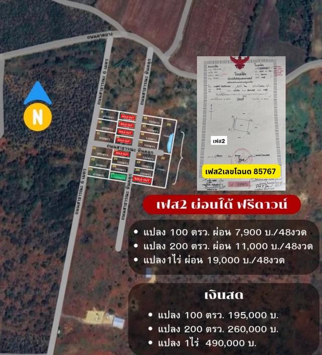 ที่ดิน เขาปากกว้าง โพธาราม ราชบุรี ขนาด 100 ตร.วา - 1 ไร่  7