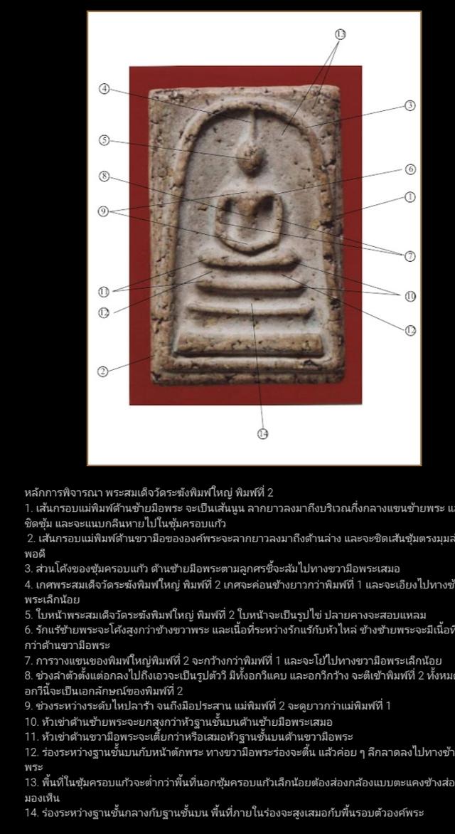 พระสมเด็จวัดระฆังฯพิมพ์ใหญ่พระประธาน