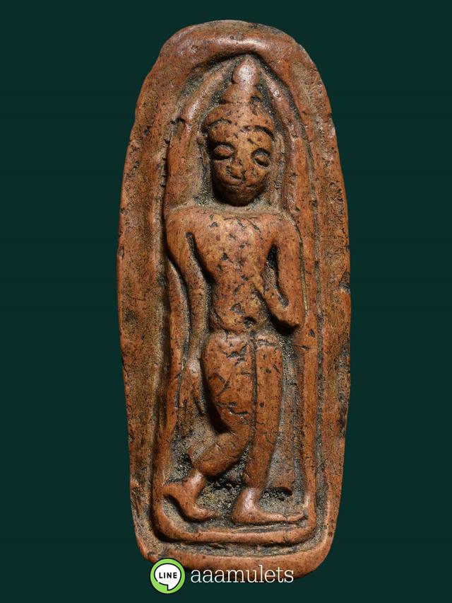 พระลีลาเม็ดขนุน กำแพงเพชร เนื้อดิน