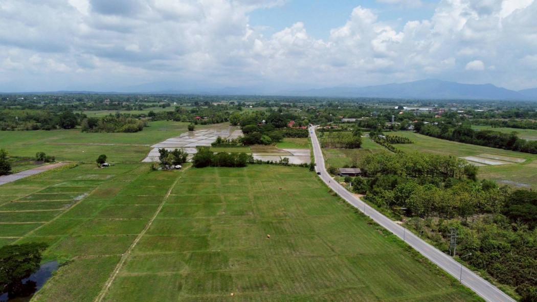 ขายที่ดินเชียงใหม่ 15-2-73 ไร่ ติดถนนหมายเลข 3018 ใกล้โรงเรียนบ้านแม่ขาน 6