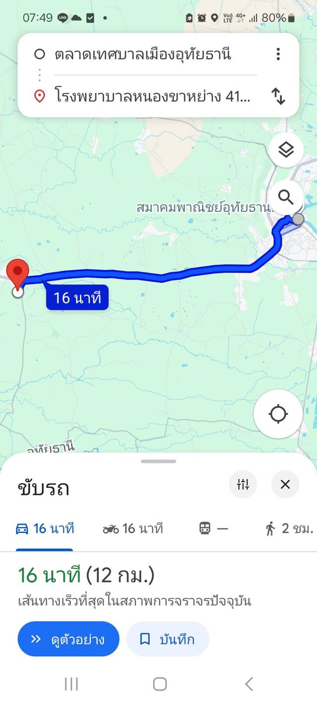 ขายที่ดินเนื้อที่ 1 งาน 14 ตร.วา หัวมุม หนองขาหย่าง อุทัยธานี