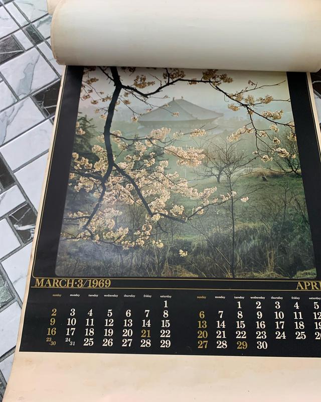 ปฏิทินญี่ปุ่นพิมพ์สีปี 1969 5
