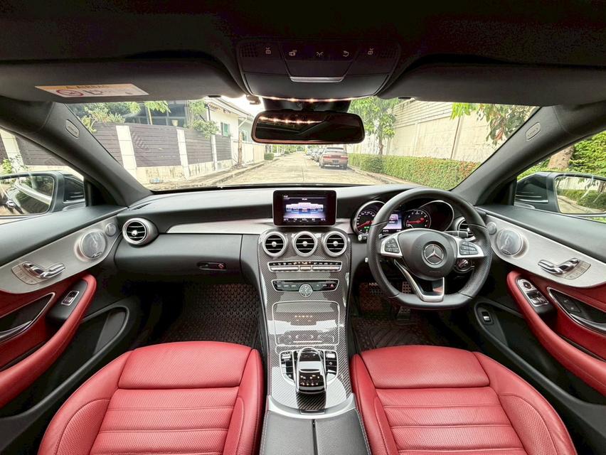 ขาย Mercedes-Benz C250 Coupe AMG ปี 2018 สีดำ เบาะแดง รูปที่ 9