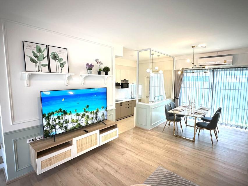 ให้เช่า บ้านทาวน์โฮม2 ชั้น  INDY 2 Bangna–Ram 2  บ้านใหม่ บ้านใกล้สวน หน้าบ้านไม่ชนใคร 3