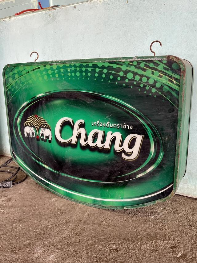 ป้ายไฟเครื่องดื่มตราช้าง ป้ายไฟช้าง สองหน้า แขวนผนัง ตกแต่งร้าน ป้ายไฟกลางคืน