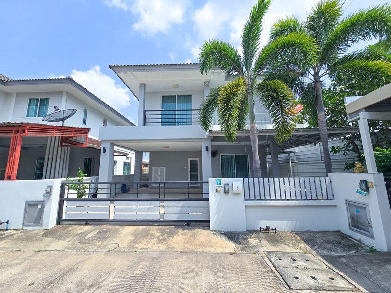 ขาย บ้านเดี่ยว มบ.เดอะ ทรี 54ตรว. บ้านสวย เฟอร์บิ้วอิน ติดฉนวนใต้หลังคา แถมเครื่องล้างจาน ต่อเติมห้องซักล้างแล้ว 1