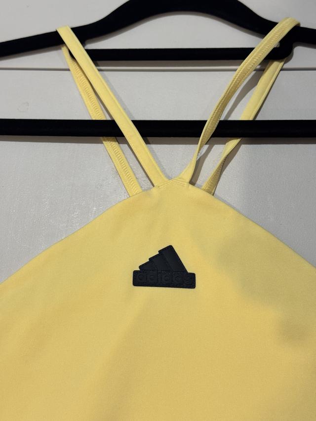 Adidas Tiro Cut 3-Stripes Summer Triangle Tank Top Color Almost Yellow รูปย่อยที่ 2