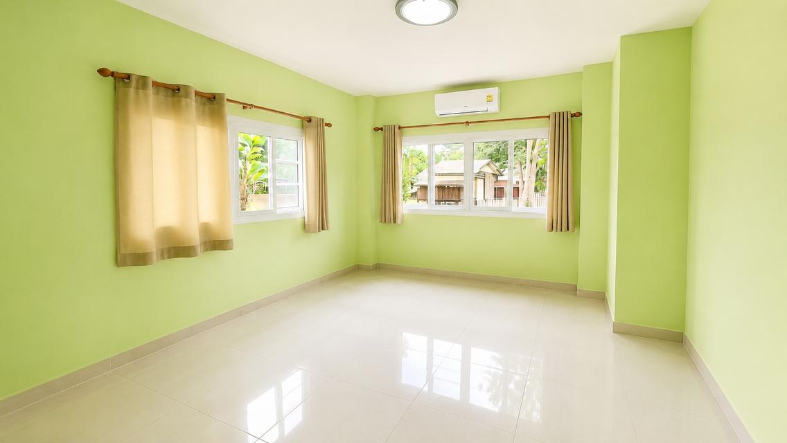 ลดราคา!บ้านเดี่ยว 2 ชั้นหลังมุม 112 ตร.วา 5 ห้องนอน หมู่บ้านบ้านสวนสุขสิริ เนินพระ ใกล้ รพ.กรุงเทพระยอง 19