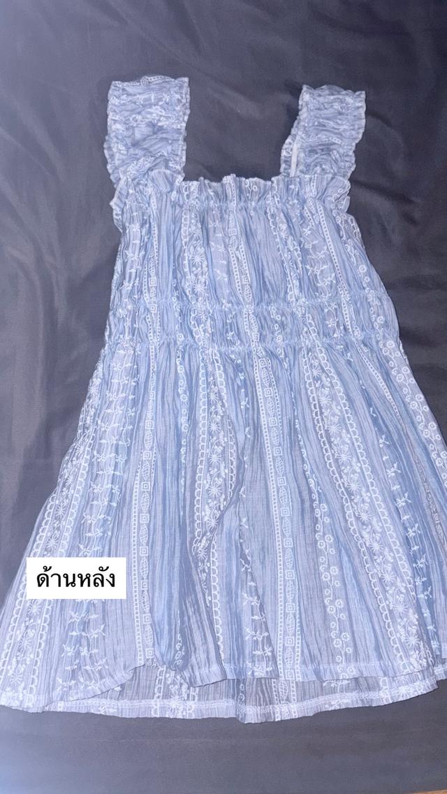 เสื้อผ้า สายเดี่ยว สีฟ้า🩵 รูปที่ 2