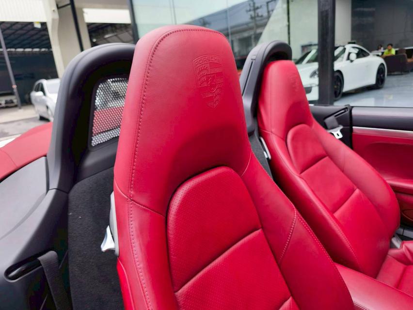 รหัสรถ KPV5 2017 PORSCHE BOXSTER 2.0 CABRIOLET สีเทา wrap ขาว 9