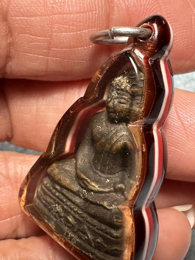 พระกริ่ง  วัดไผ่ล้อม อ.บ้านค่าย จ.ระยอง ล.ป.ทิม วัดระหารไร่เสก พร้อมเลี่ยมโบราณพร้อมเลี่ยมโบราณเดิม รูปที่ 3