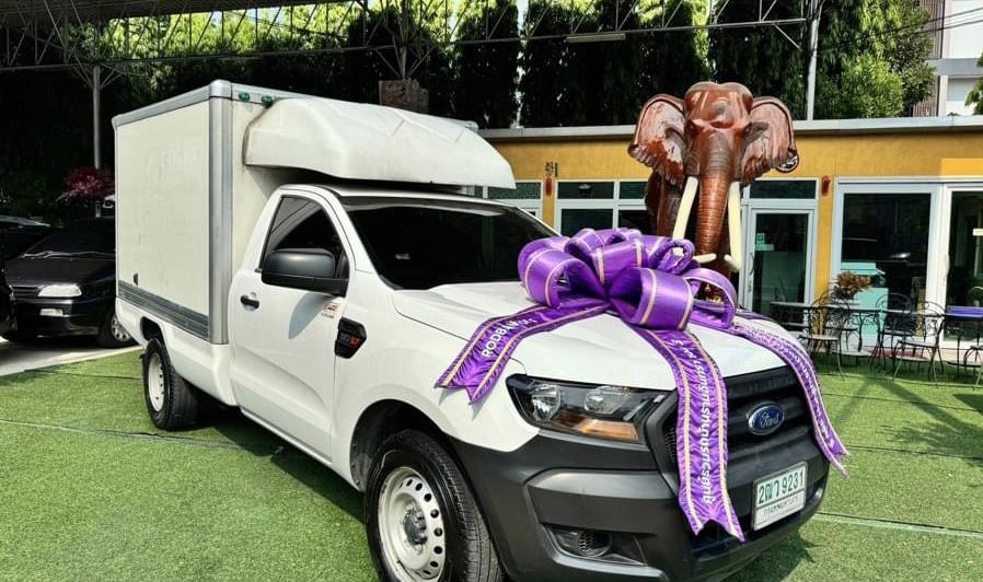  FORD RANGER  SINGLE ตอนเดียวตู้ค่ร์โก้บล๊อค ปี : 2019เกียร์ : ธรรมดา เครื่องยนต์ : 2.2CC ดีเซล สี :ขาว  2