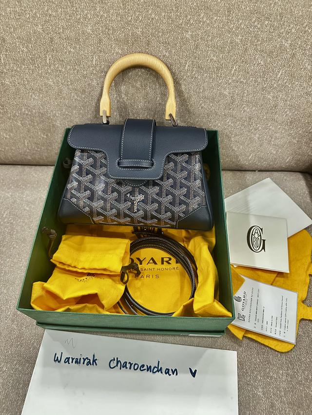 goyard mini saigon สีน้ำเงินเข้ม