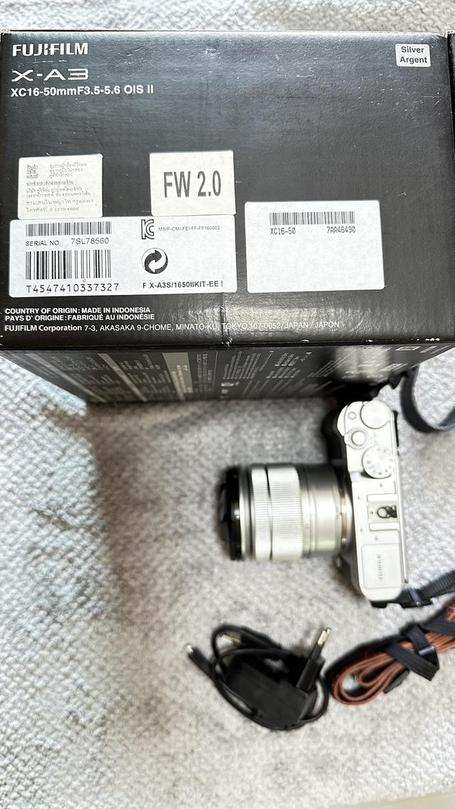 กล้อง fuji Xa3 พร้อมเลนส์ Kits 3