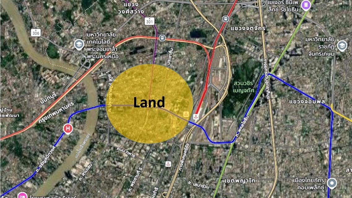 ขายที่ดิน สาธุประดิษฐ์ 28 ใกล้จุดขึ้นลงทางด่วน และ Central พระราม 3 4