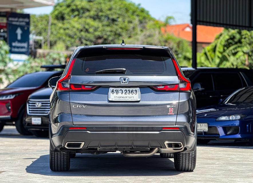 ปี 2023 HONDA CRV, 2.0 eHEV ES โฉม ปี23-ปัจจุบันสีเทา เบนซิน/ไฮบริด หลังคาพานอรามิคซันรูฟ 5