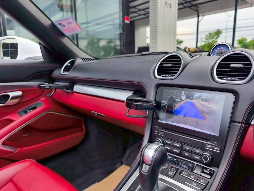 รหัสรถ KPV5 2017 PORSCHE BOXSTER 2.0 CABRIOLET สีเทา wrap ขาว 10
