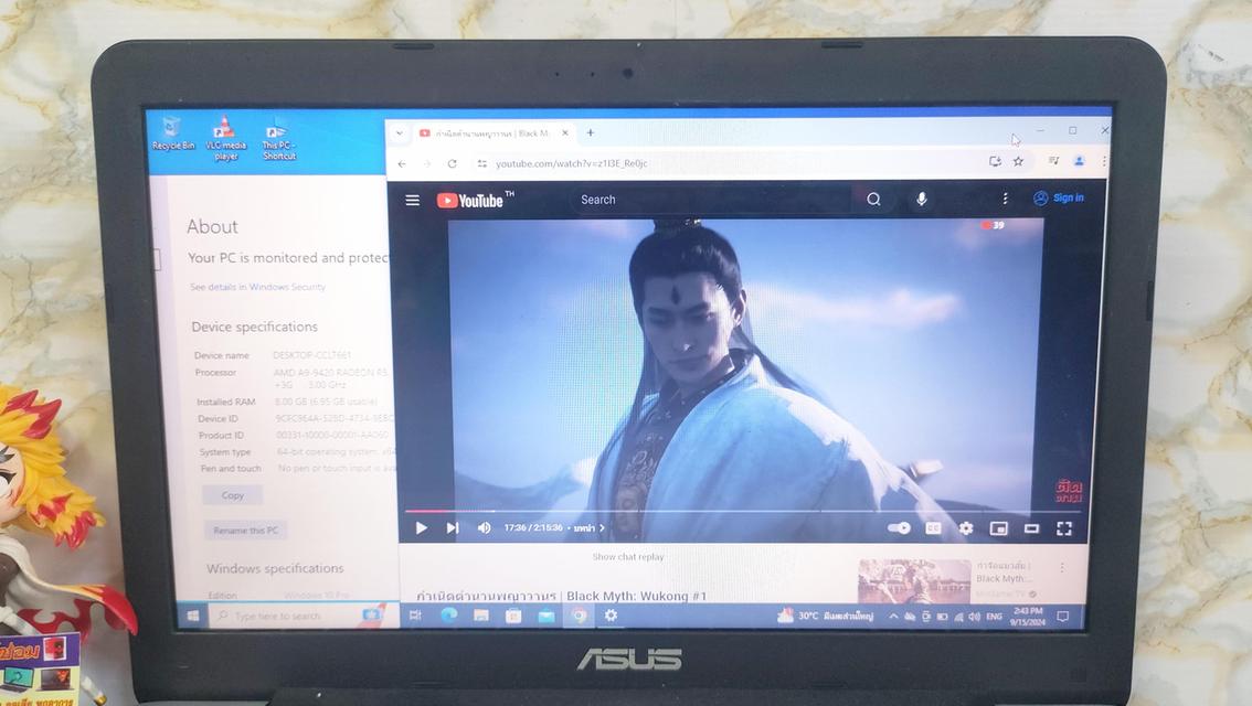 ขายโน็ตบุ๊คASUS X555B  จอใหญ่15.6" รูปที่ 16