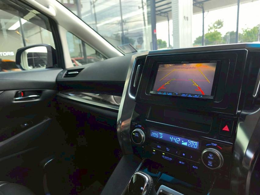 รหัสรถ KPV6561 2015 TOYOTA VELLFIRE 2.5 ZG TOP สุด สีดำ 8