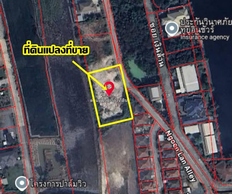 ขายที่ดินเปล่า ซอยบางคูวัด-บางบัวทอง4 (ซอยเงินล้าน) ใกล้บริษัท ตาต้าไทยอินเตอร์ ถนน345 5