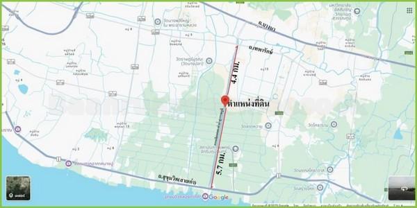 ที่ดินสีม่วงเลียบคลองส่งน้ำสุวรรณภูมิ เนื้อที่ 3-1-40 ไร่ ไร่ละ 16 ล้าน รวมเป็นเงิน 53.6 บาท) ต.บางปลา อ.บางพลี สมุทรปราการ