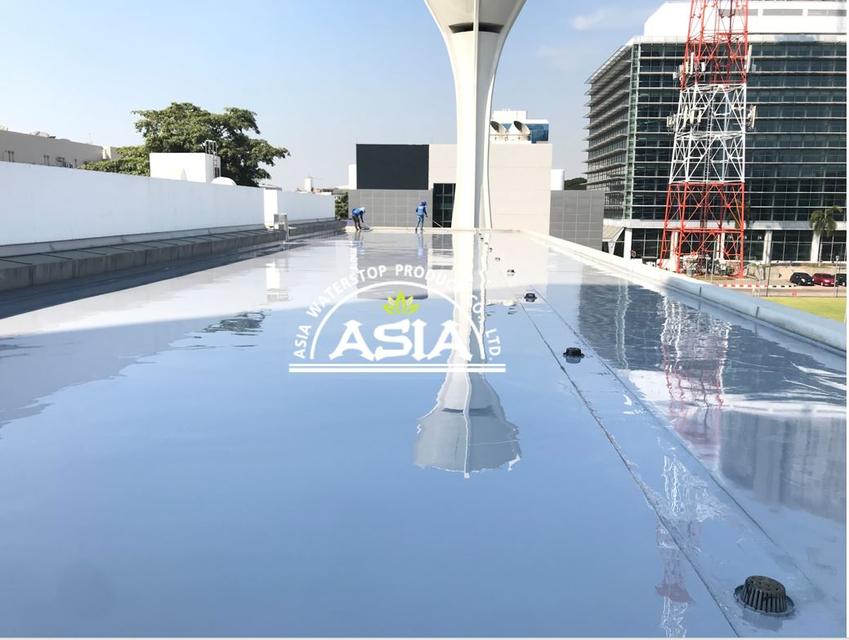 Polyurethane โพลียูรีเทรน พื้นพียู กันรั่ว กันซึม กันน้ำ กันแดด ทนฝน