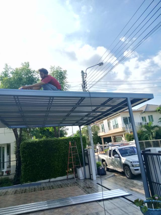 รับเหมา ต่อเติม โครงหลังคา กันสาด ห้องครัว เทพื้น ปูกระเบื้องครบวงจร 0950920028 รูปที่ 6