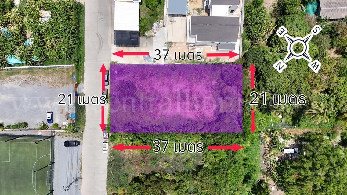 ที่ดินผังสีม่วง 200 ตร.วา ซอยเอกชัย 76/1 บ้านธนบดี - บางบอน 1 2