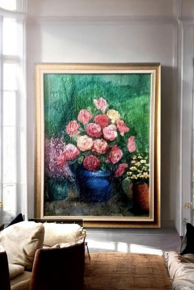 ภาพวาดสีน้ำมัน พร้อมกรอบ รูปที่ 3