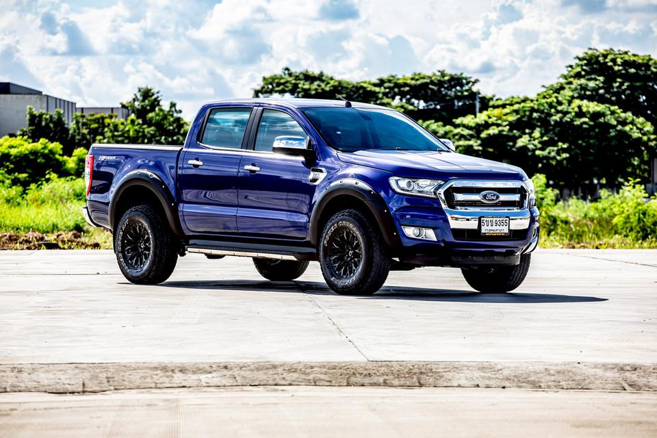 Ford Ranger 2.2 XLT Hi-Lander Double Cab ปี 2015 สีน้ำเงิน  4