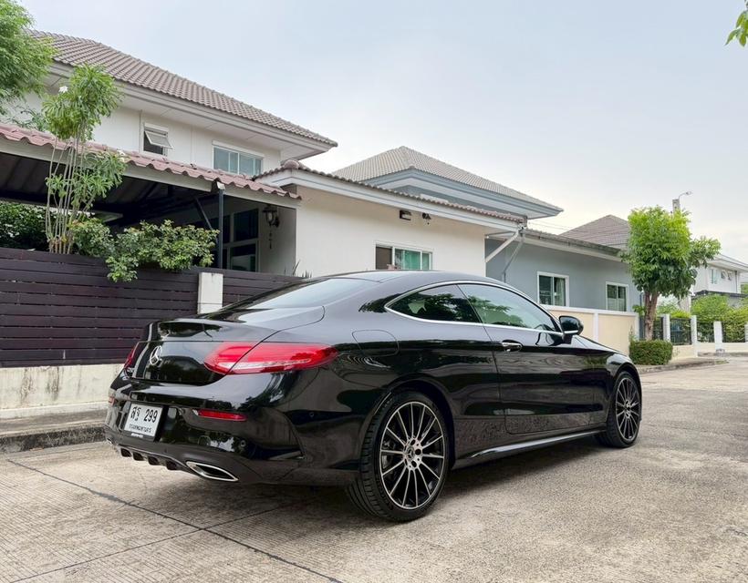 รหัสรถ AP299 🎱 Mercedes-Benz C250 Coupe AMG สีดำ เบาะแดง ปี 2018 รูปที่ 7