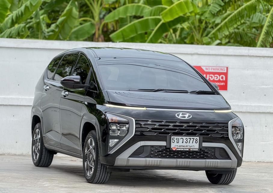 ปี 2023 HYUNDAI STARGAZER, 1.5 SMART 6 โฉม ปี23-ปัจจุบัน สีดำ เกียร์ออโต้ มือเดียวป้ายแดง 6