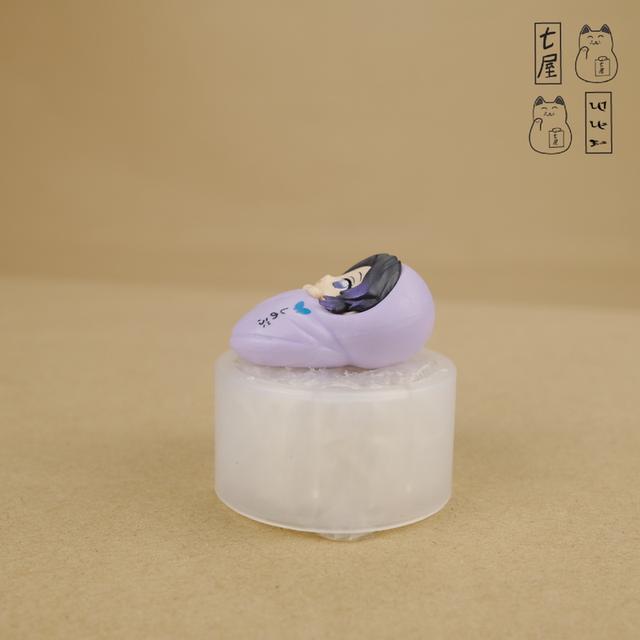 ตุ๊กตา ฟิกเกอร์ ชิโนบุ โคโจ。เสาหลักแมลง 🦋   Shinobu Kocho Tiny 3.8 cm ✅ Bandai・Demon Slayer  ・Kimetsu no Yaiba Okurumi Mascot・Vol. 1❄️✨ รูปที่ 5