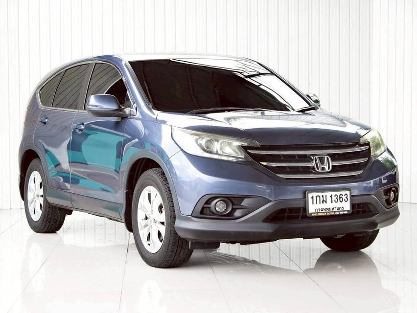 HONDA CRV 2.0 E 4WD ปี 2013 โฉม ปี12-17 เกียร์ Auto สีน้ำเงิน เครื่องยนต์ เบนซิน ไมล์ 136,931 km.