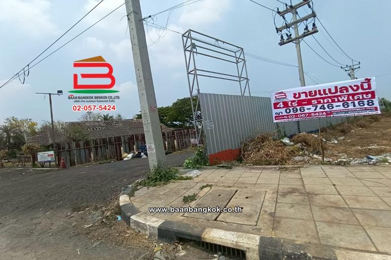 ที่ดินเปล่า เนื้อที่ 4 ไร่ ใกล้ปั้มปตท. ม.12 คูบางหลวง ถนนราชพฤกษ์ ตำบลคูบางหลวง อำเภอลาดหลุมแก้ว จังหวัดปทุมธานี 5