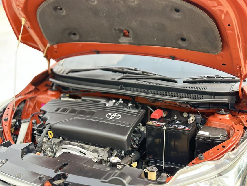 รหัสรถ PAT8151 Toyota Yaris 1.2E A/T ปี 2016 สีส้ม รูปที่ 12