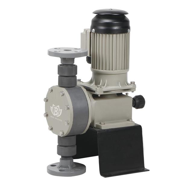 เหมยเป่า ปั๊มโดสไดอะแฟรมหลายชั้นMTXซีรีย์ อัตราการไหล 0-348L/h ทนการกัดกร่อน PVC/SUS/PVDF 380V 1