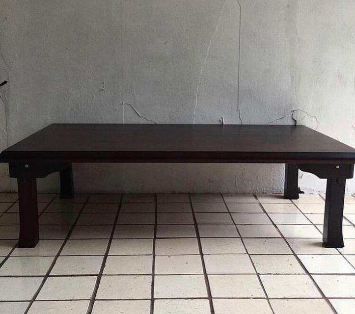 โต๊ะพับญี่ปุ่น สีดำสนิท 2