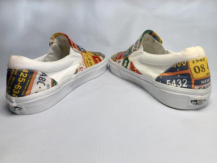 VANS ผ้าใบแบบสวม มือสอง สภาพเหมือนใหม่ จัดส่งฟรี! เก็บปลายทาง 6