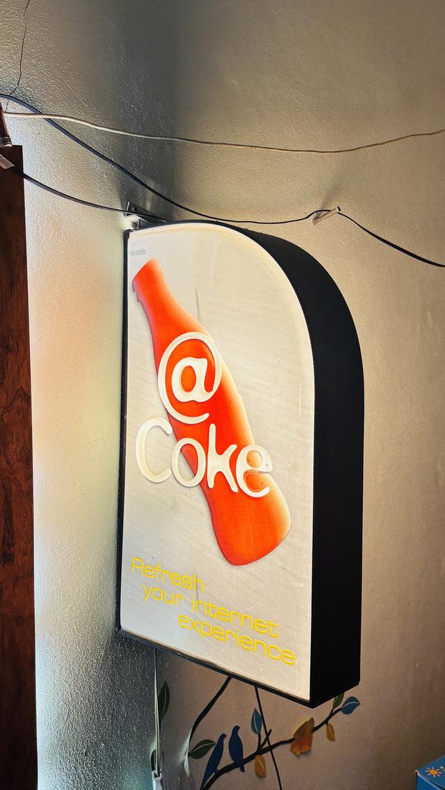ป้ายไฟ Coca-Cola วินเทจ