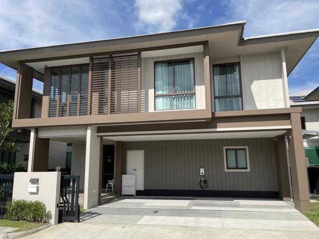 MHR48 เช่าบ้านหรู Burasiri กรุงเทพกรีฑา สไตล์รีสอร์ท 4 ห้องนอน เฟอร์ครบพร้อมอยู่ ใกล้ Wellington 1