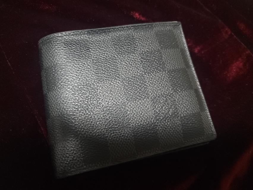 louis vuitton louis vuitton amerigo wallet damier graphite  10