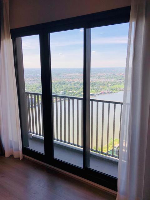 ให้เช่า คอนโด The Politan Rive 32ตรม. ชั้นที่ 41 MRT พระนั่งเกล้า 250 ม. วิวแม่น้ำเจ้าพระยา 1 นอน 2 แอร์ ตลาดนกฮูก รูปที่ 4