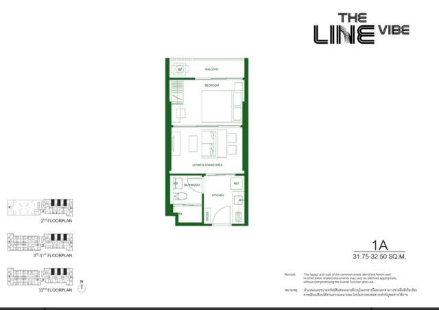 CM04184 ขายดาวน์ ขาดทุน คอนโด เดอะ ไลน์ ไวบ์ The Line Vibe ถนนพหลโยธิน ใจกลางห้าแยกลาดพร้าว  2