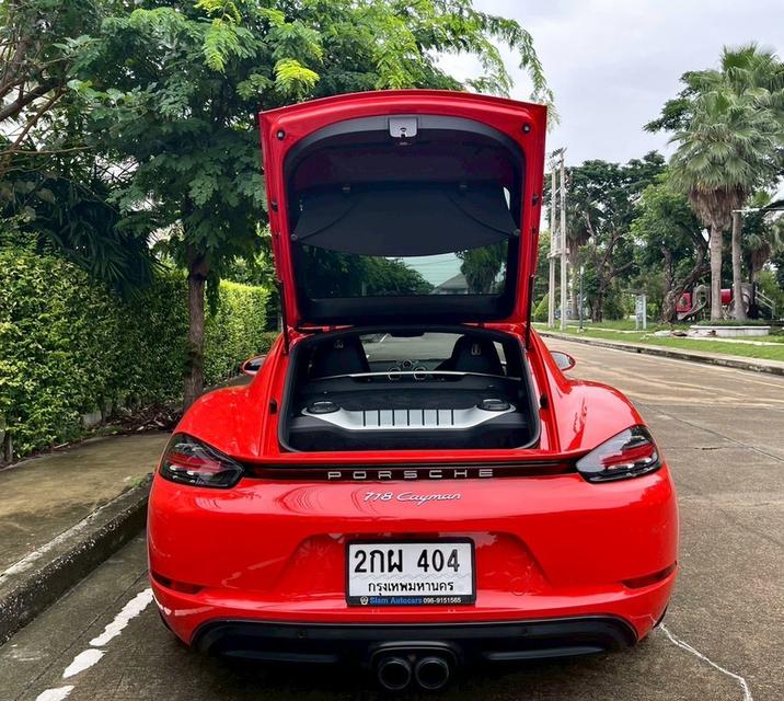 Porsche 718 Cayman สี Lava orange ปี 2016 จด 2017